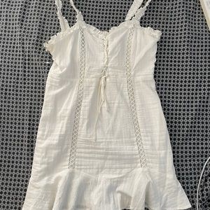 White milkmaid dress princess polly